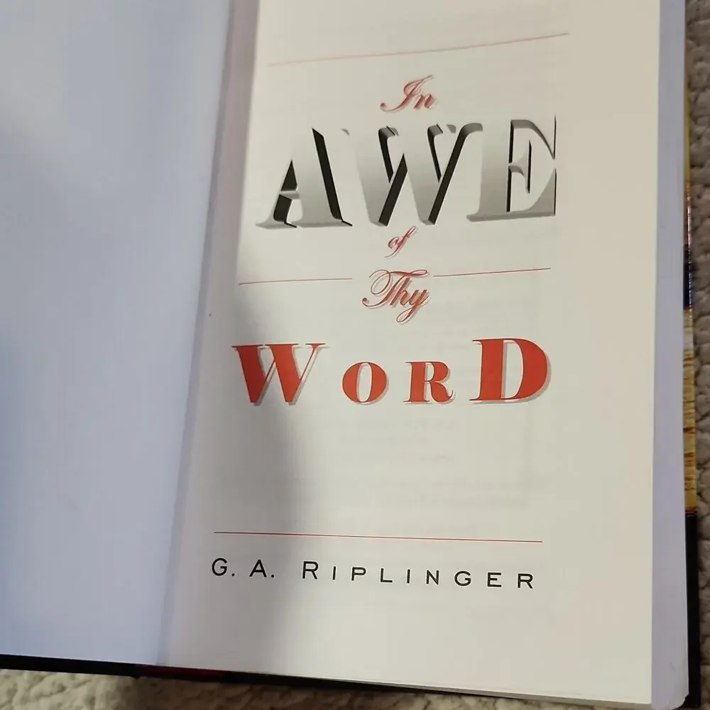 In Awe of Thy Word: Understanding the King James Bible G.A. Riplinger HC